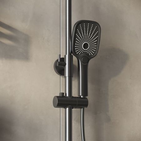 Душевая стойка Grossman Advans 500.K35.09.420 настенная цвет графит