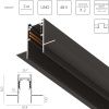 Шинопровод 4-контактный встраиваемый со стыковочным пазом Lightstar Uno Pro (Уно Про) 509227P