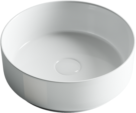 Раковина из сантехнического фарфора Ceramica Nova ELEMENT CN5001 40х40 накладная цвет белый