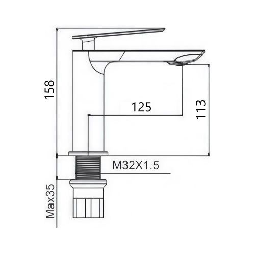 Смеситель Maretti Campanella CP32RF847 на раковину золото - фото 3