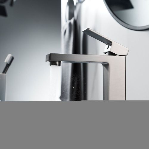 Смеситель Shevanik S9601T на раковину оружейная сталь - фото 4