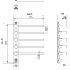 Полотенцесушитель электрический Wonzon & Woghand München WW-A355-GM 50х65 серый