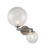 Светильник настенный Delight Collection Wendt (Вендт) KG1202W-2 grey/clear