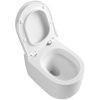 Унитаз подвесной Boheme Flow 969-SET-W цвет белый с сиденьем микролифт безободковый смыв торнадо