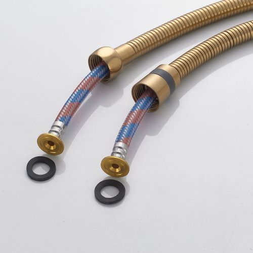 Гигиенический душ со смесителем Shevanik S137G золотой сатин - фото 5