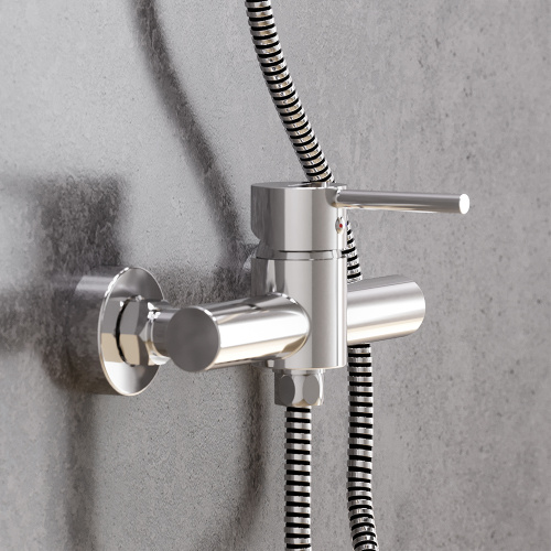 Смеситель для душа Damixa Scandinavian Pure 362000000 настенный хром без термостата - фото 3