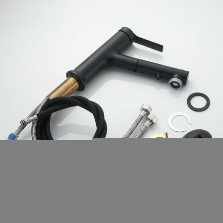 Смеситель Raffine F281H на раковину черный