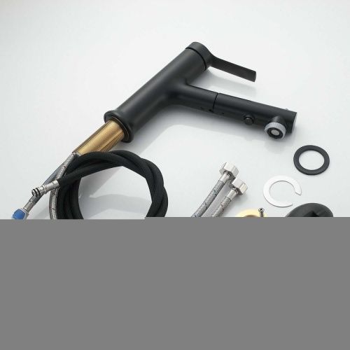 Смеситель Raffine F281H на раковину черный - фото 4