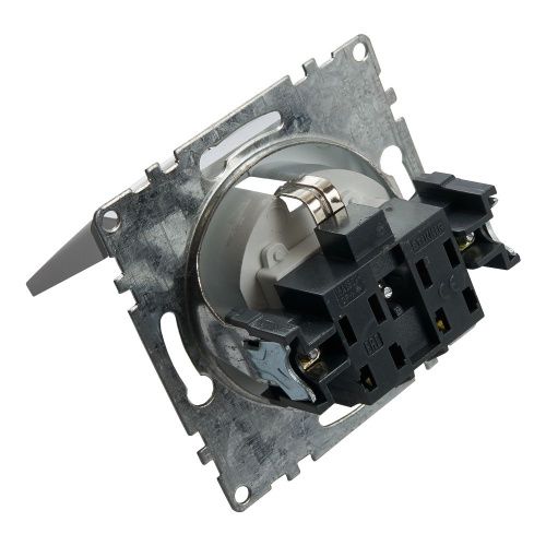 Розетка 1-местная с/з с защитной шторкой Stekker Катрин 39580 - фото 3