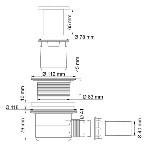 Сифон WasserKRAFT D454 - фото 3