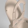 Унитаз подвесной Vincea Piatti VT1-11SMC коричневый с сиденьем микролифт безободковый душевой смыв