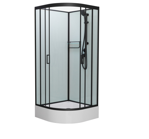 Душевая кабина Frank 142009 100х100 без крыши ориентация универсальная - фото 5