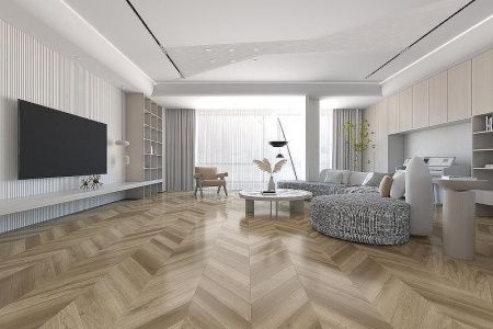 Кварцвиниловая плитка Damy Floor CHEVRON LVT DF05-Ch-LVT Сен-Жермен толщина 0.25 см 43 класс 600х127