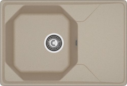 Кухонная мойка Granfest Unique U-740L песочный 74х50 цвет бежевый поверхность матовая