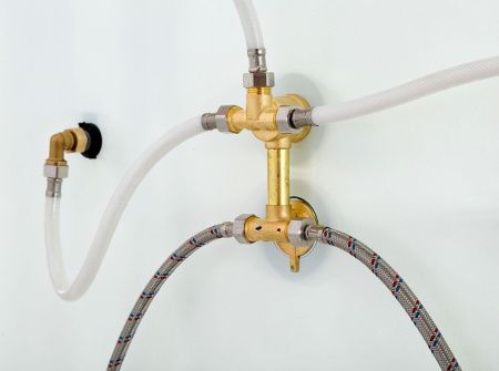 Душевая кабина AvaCan V9015 90х90 квадратная с крышей ориентация универсальная