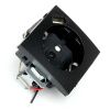 Розетка 1-местная с/з с защитной шторкой и USB Stekker Эрна 49155