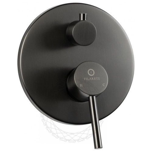 Душевая система Filarete FL1022BG встраиваемая в стену цвет графит - фото 5