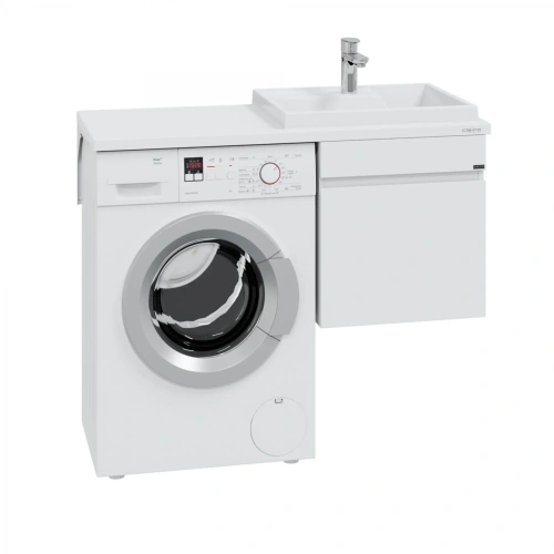 Тумба под раковину СанТа Марс 700314 47х49х50 подвесная цвет белый - фото 2