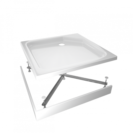 Душевой поддон акриловый Тритон Щ0000004026 90х90 белый с каркасом