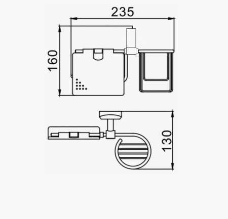Держатель освежителя воздуха D-Lin D242330