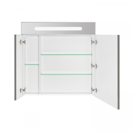 Зеркало-шкаф Roca Victoria Nord ZRU9000033 80х14х81 подвесной цвет белый глянцевый Зеркало-шкаф Roca Victoria Nord ZRU9000033 80х14х81 подвесной цвет белый глянцевый