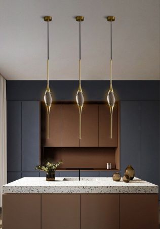 Светильник подвесной Delight Collection Pezzo (Пеззо) OM82112-1b gold