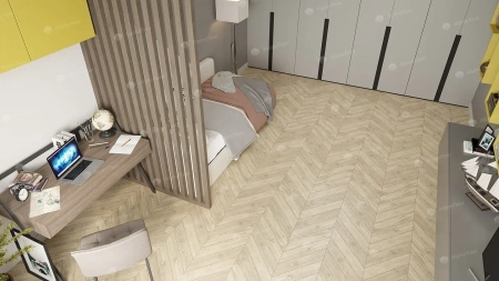 SPC ламинат Alpine Floor Chervon Alpine ECO 18-7 MC Сонома Chevron толщина 0.5 см 43 класс 600х127