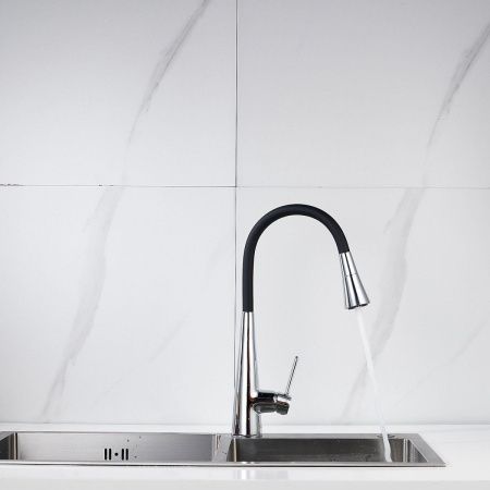 Смеситель для кухни Rose R213 на мойку хром