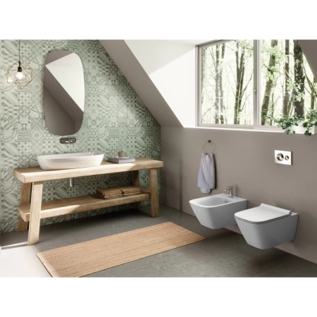 Раковина из сантехнического фарфора Catalano Alvea 0622800001 80х40 накладная цвет белый без отверстий под смеситель