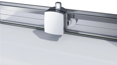 Душевой уголок GOOD DOOR SPIRIT СП00024 90х90 стекло прозрачное профиль хром без поддона