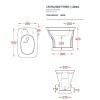 Биде напольное Artceram CIVITAS CIB002 01 00 цвет белый