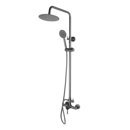 Душевая стойка Fixsen FX-9500F настенная цвет черный