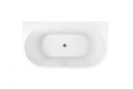 Ванна акриловая Art&Max Messina AM-MESSINA-1700-870 170х90 пристенная овальная