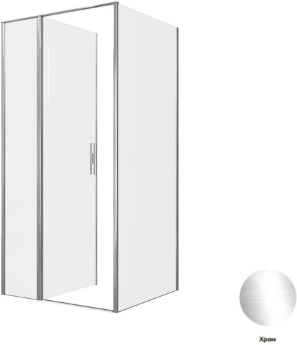 Душевой уголок Allen Brau Priority 3.31028.00 + 3.31043.00 100х90 стекло прозрачное профиль хром глянцевый без поддона - фото 3 Душевой уголок Allen Brau Priority 3.31028.00 + 3.31043.00 100х90 стекло прозрачное профиль хром глянцевый без поддона - фото 3