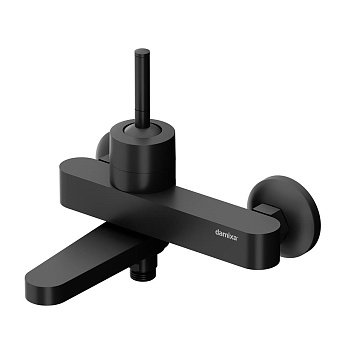 Смеситель для ванны и душа Damixa Arc 291000300 настенный черный