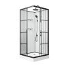 Душевая кабина Niagara Standart ST100/15QR/KL/BKT 100х100 квадратная без крыши ориентация универсальная