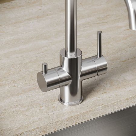 Смеситель для кухни Sancos Vela SC4013BN на мойку никель