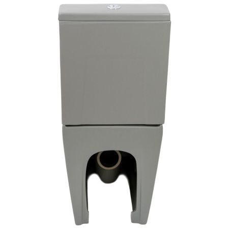 Унитаз напольный с бачком Melana MLN-310306MG серый с сиденьем микролифт безободковый смыв торнадо