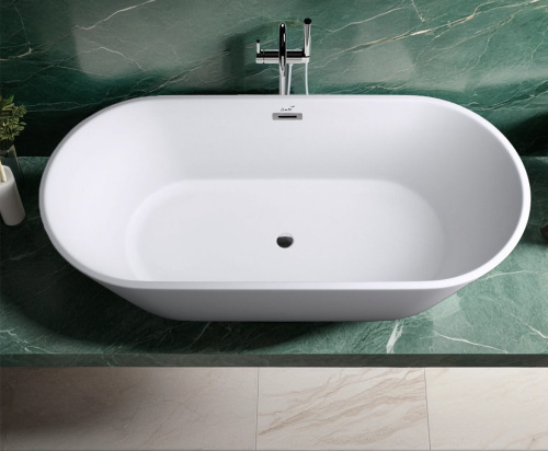 Ванна акриловая Cerutti SPA CT10509 170х75 отдельностоящая овальная - фото 3