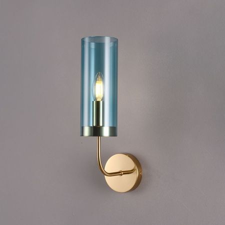 Бра ImperiumLoft Agne Blue Glass Tube (Агне Блуе Гласс Тубе) 100322-22