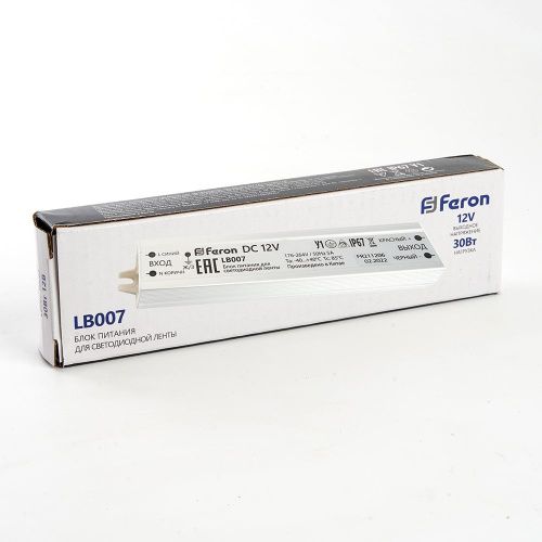 Трансформатор для светодиодной ленты Feron LB007 48053 - фото 4