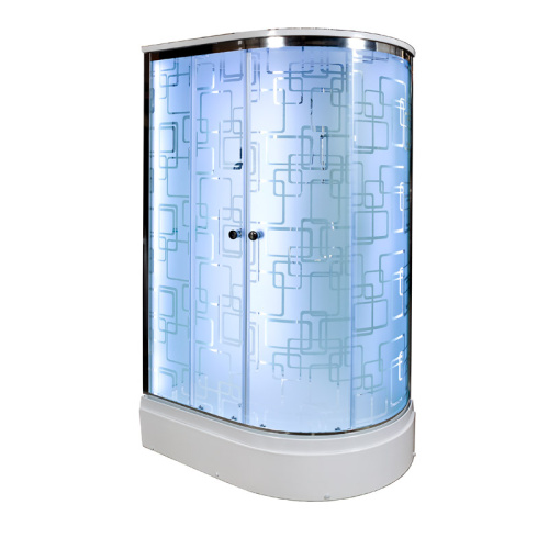 Душевая кабина AvaCan EM2712LLED+GM 120х80 асимметричная с крышей - фото 2