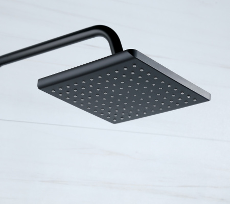 Верхний душ Bond Cube B02-9988 черный матовый