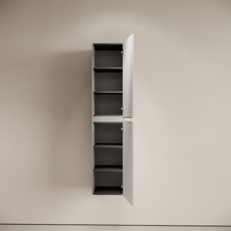 Шкаф-пенал Sancos CODE PCD35GP 40х170 подвесной цвет бежевый/серый