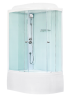 Душевая кабина Royal Bath BK RB8120BK5-WT-L 120х80 асимметричная с крышей ориентация левая