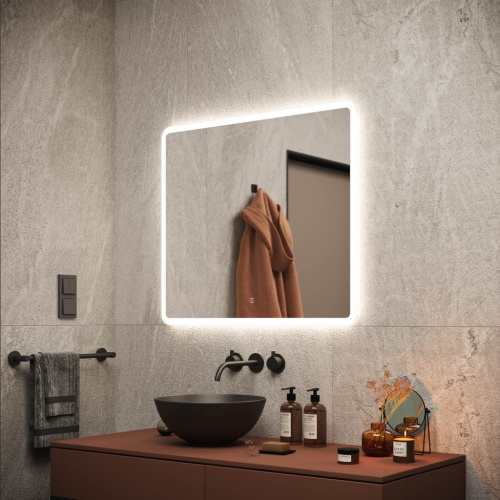 Зеркало Sancos Arcadia AR800 80х70 настенное - фото 2