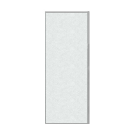 Боковая стенка Grossman Galaxy 200.K33.01.100.10.02 100x195 стекло шиншилла профиль хром