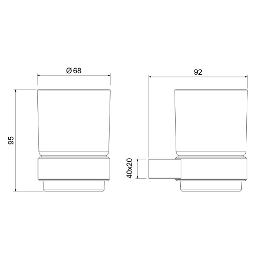 Стакан Timo Luiro 18531/00 - фото 2