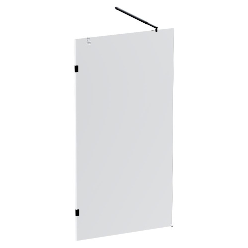 Душевая перегородка Am.Pm X-Joy W94WI-100-F1-BTE 97х195 стекло прозрачное профиль черный - фото 2