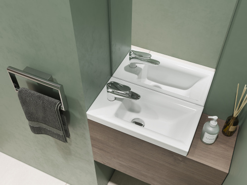 Раковина Santek Миранда 40 см WH302500 накладная/подвесная цвет белый - фото 4